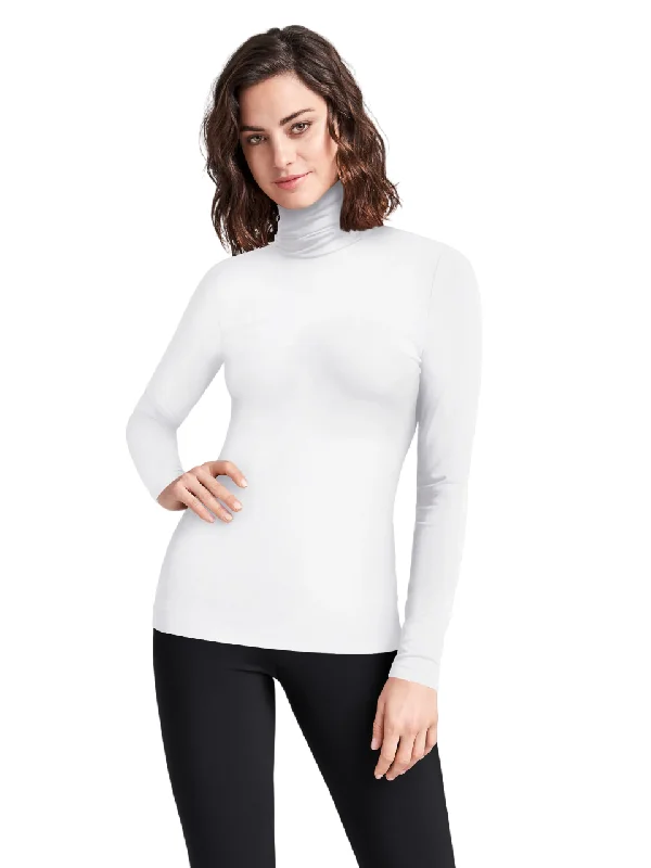 Aurora Long Sleeve Turtleneck - White