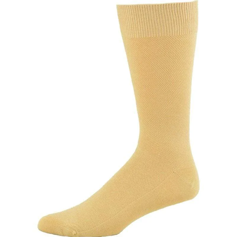 Men's Bamboo Patterned Crew Socks