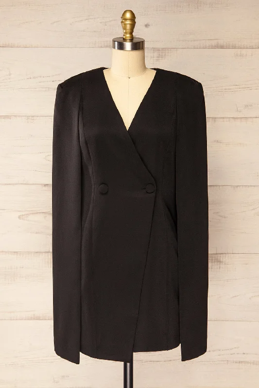 Baumeles Black | Cape Blazer Dress