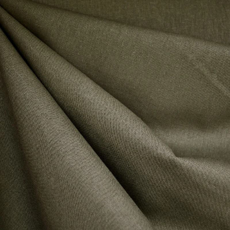 Brussels Washer Linen Blend Solid Olive