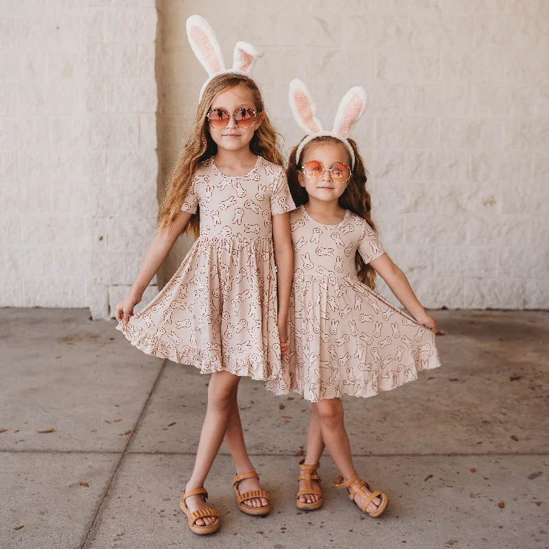 BUNNY TAILS DREAM RUFFLE DRESS