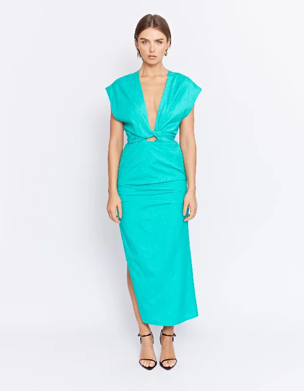 CLIFTON DRESS | EMERALD