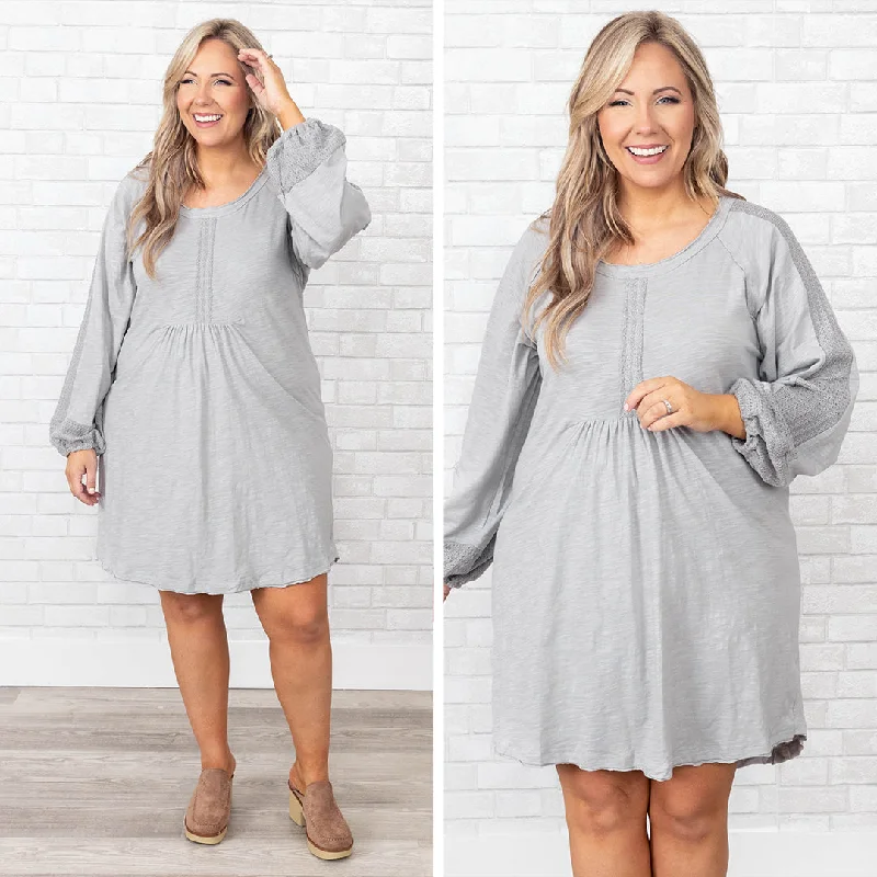 Contract Free Dress, Gray