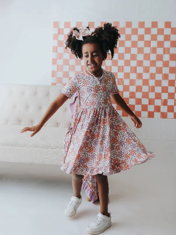 EXCLUSIVE FULL BLOOM DREAM RUFFLE DRESS