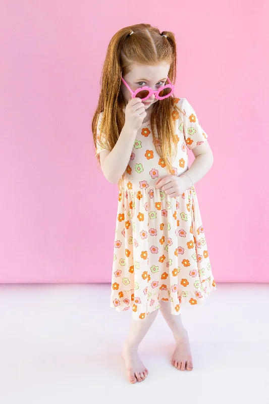 FEELIN' FLOWERFUL DREAM RUFFLE DRESS