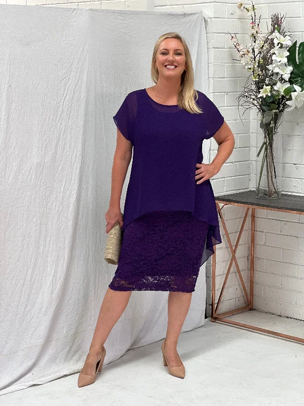 Hulston Purple Evening 2 Piece Set