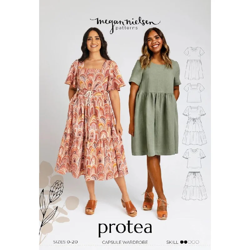 Megan Nielsen Patterns Protea Capsule Wardrobe