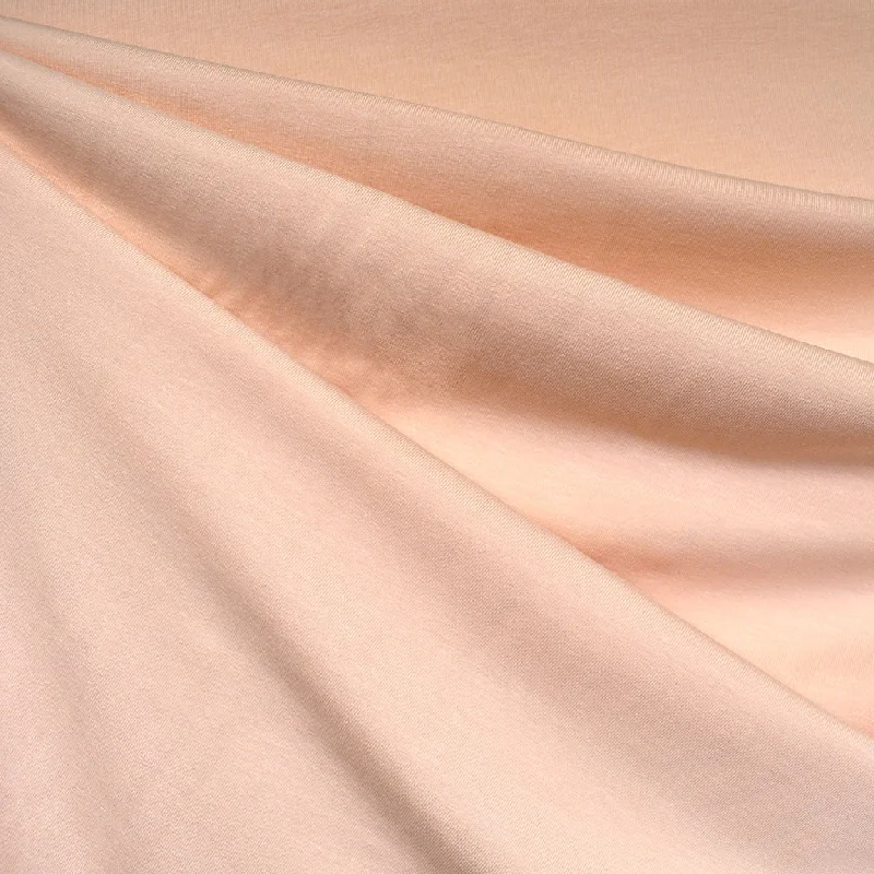 Mid Weight Cotton Jersey Knit Solid Peach