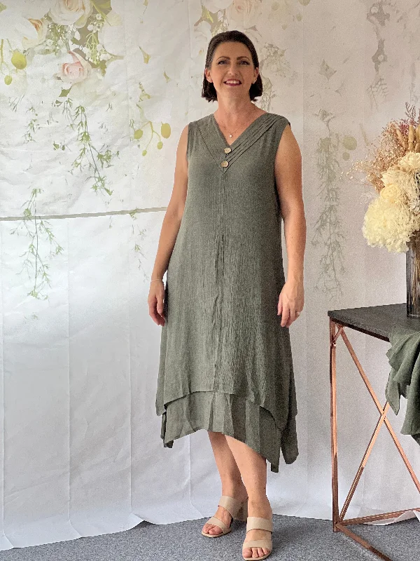 Orlando Khaki Layering Dress