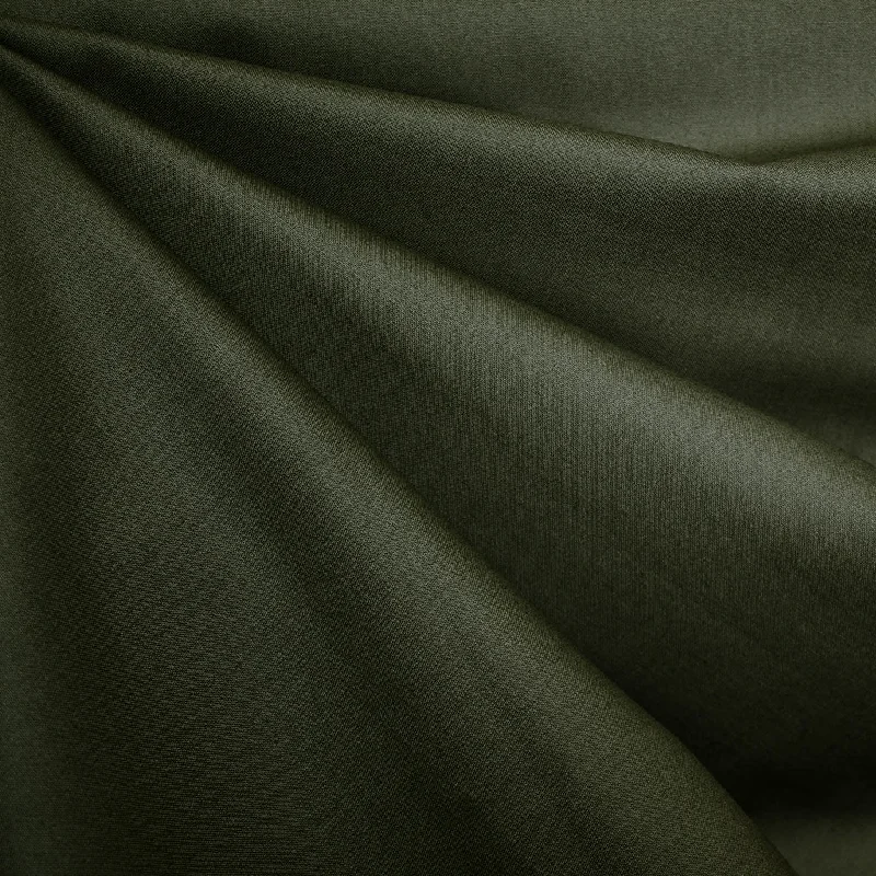 Premium Mid Weight Cotton Shirting Dark Olive