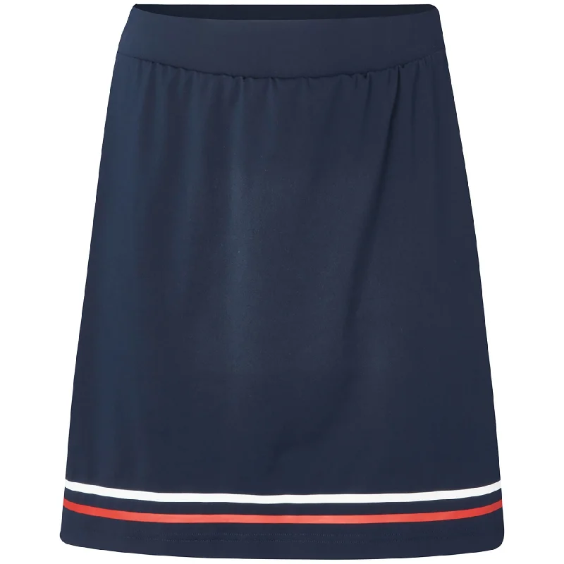 Womens Stella Stripe Skort Navy - SU24