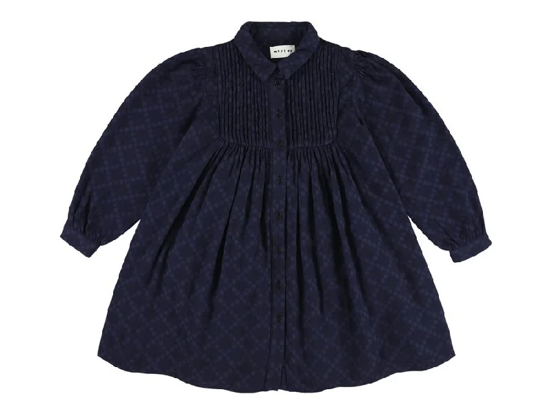 MORLEY NAVY TESSA DRESS