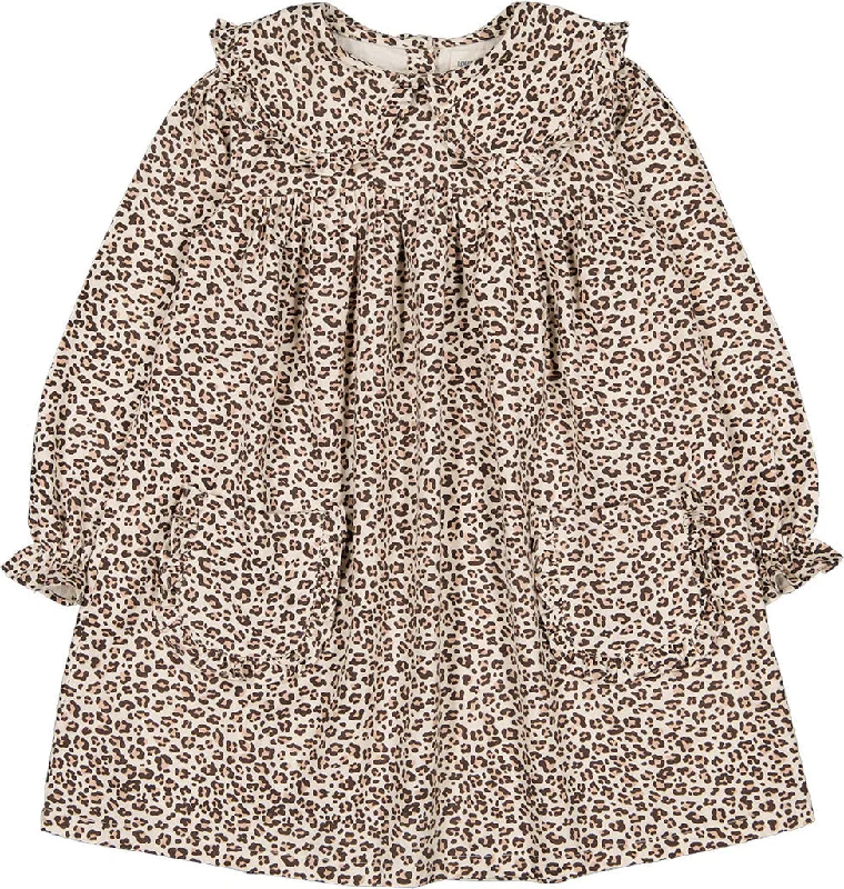 LOUIS LOUISE URSULA BRUSHED LEOPARD DRESS