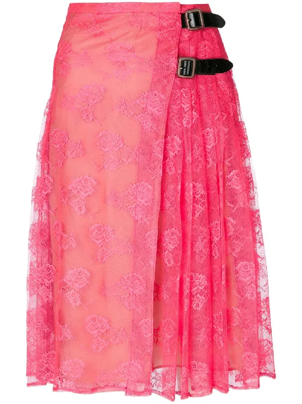 neon lace kilt